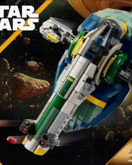 Alternative view of LEGO Klocki Star Wars 75433 Statek kosmiczny Jango Fetta