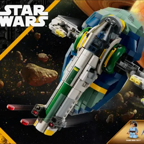 Alternative view of LEGO Klocki Star Wars 75433 Statek kosmiczny Jango Fetta