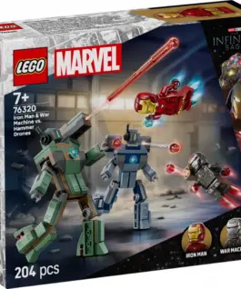 LEGO Iron Man & War Machine vs. Hammer Drones