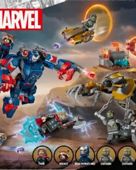 Alternative view of LEGO Avengers: Endgame Thor vs. Chitauri