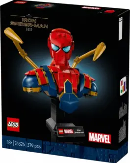 Alternative view of LEGO Iron Spider-Man Bust