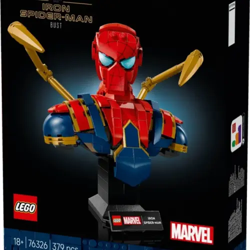 Alternative view of LEGO Iron Spider-Man Bust