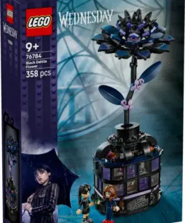 LEGO Wednesday черен Dahlia Flower
