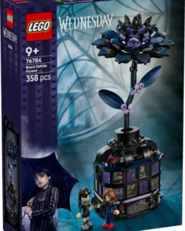 LEGO Wednesday черен Dahlia Flower