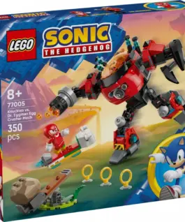 LEGO Knuckles vs. Dr. Eggman Egg Crusher Mech