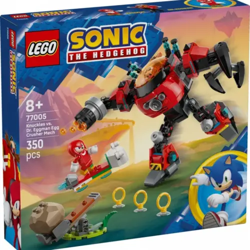 LEGO Knuckles vs. Dr. Eggman Egg Crusher Mech
