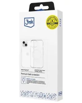 Alternative view of 3MK Armor MagCase iPhone 13 14 Magsafe Clear