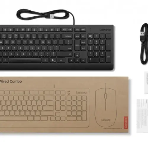 Alternative view of Lenovo Essential Wiчервен Combo клавиатура and мишка 4X31R64439