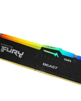 Alternative view of Kingston памет DDR5 Fury Beast черен RGB 32GB(1*32GB)/5600 CL36