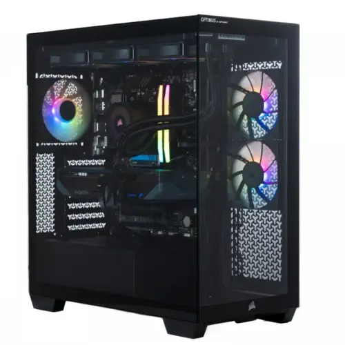 Alternative view of OPTIMUS Компютър E-Sport GB650T-CR5 Ryzen 7 7800X3D/32GB/1TB/RX 9070 OC 16GB/W11H