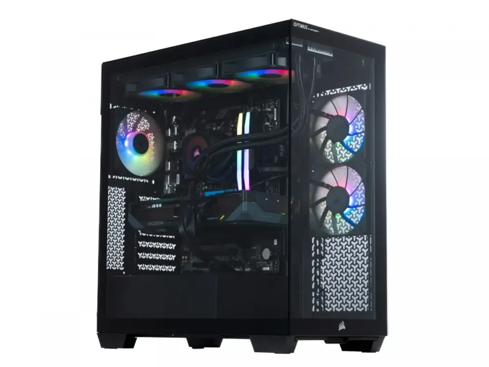 OPTIMUS Компютър E-Sport GB650T-CR5 Ryzen 7 7800X3D/32GB/1TB/RX 9070 OC 16GB/W11H