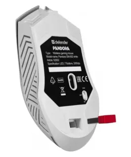 Alternative view of Defender WIRELESS GAMING мишка P ANDORA бял 3200DPI
