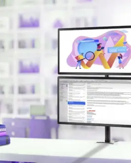 Alternative view of Edbak SV08 Dual LCD монитор Desk Mount