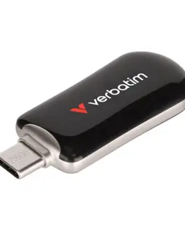 Verbatim Pendrive Plectra 128GB USB-C 100MB/s 30225 BK