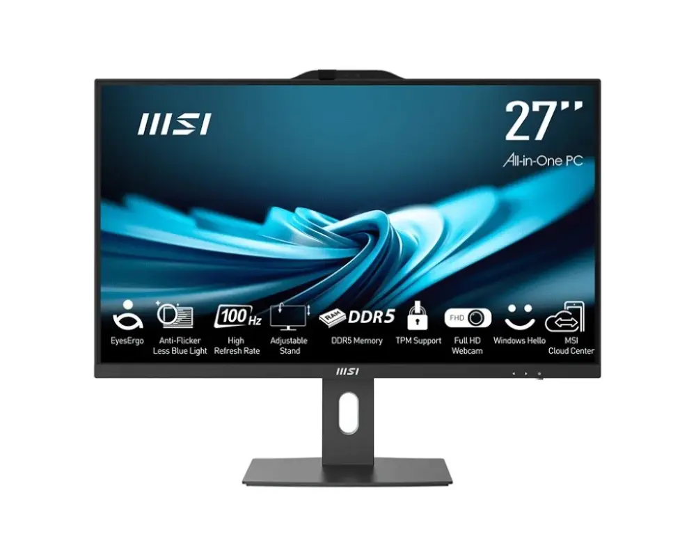 MSI Компютър All-in-One PRO AP272P 14M-885EU WIN11P/IC7-14700/16GB/1TB/UMA/черен/27.0