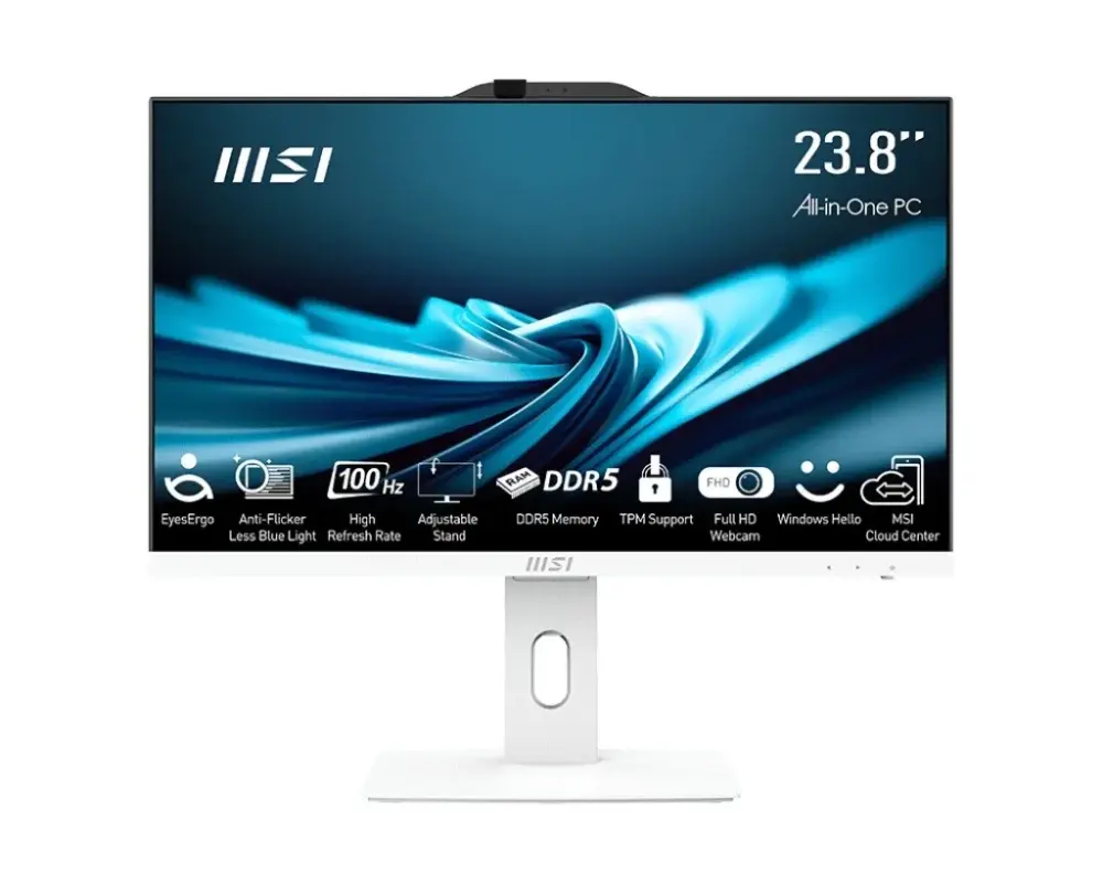 MSI Компютър All-in-One PRO AP242P 14M-896EU WIN11PRO/IC7-14700/16GB/1TB/UMA/бял/23.8
