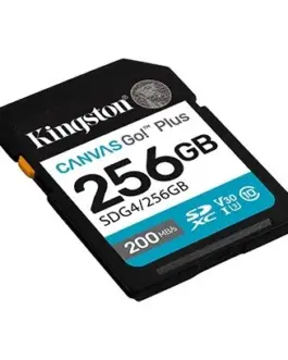 Alternative view of Kingston памет card SD 256GB Canvas Go Plus 200/160 MB/s C10 U3 V30