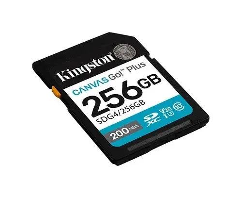 Alternative view of Kingston памет card SD 256GB Canvas Go Plus 200/160 MB/s C10 U3 V30