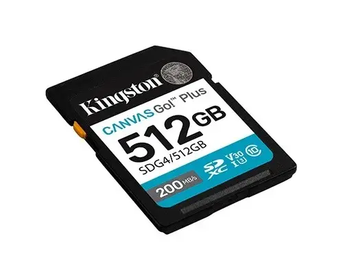 Alternative view of Kingston памет card SD 512GB Canvas Go Plus 200/160 MB/s C10 U3 V30
