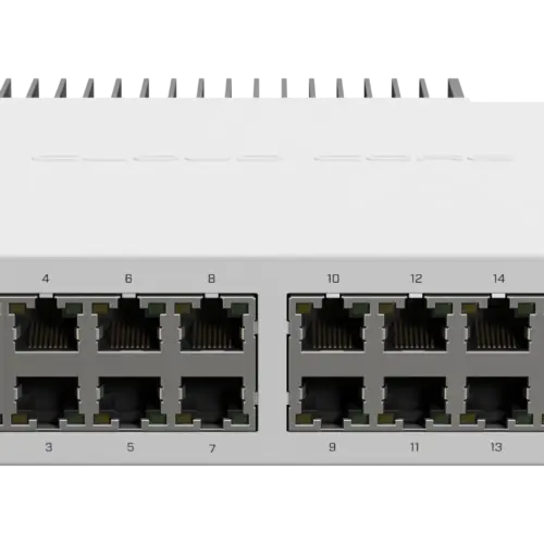 Комутатор MikroTik CCR2004-16G-2S+PC с 16 Gigabit порта и 2 SFP+