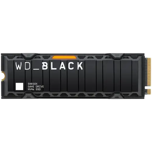 SSD диск SSD WD Black SN850X HeatSink 2TB M.2 2280 PCIe Gen4 x4 NVMe Read/Write: 7300/6600 MBps IOPS 1200K/1100K TBW: