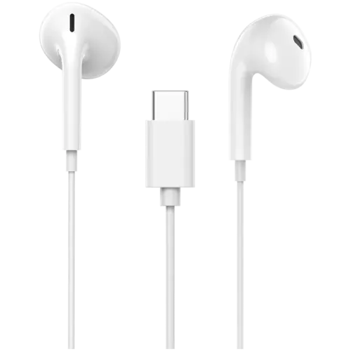Слушалки CANYON headphones SEP-6 TYPE-C HiRes sound White
