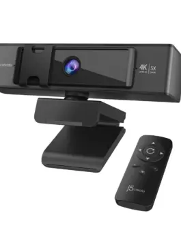 Уеб камера j5create JVCU435 4K UltraHD Микрофон USB 5x Digital Zoom Remote