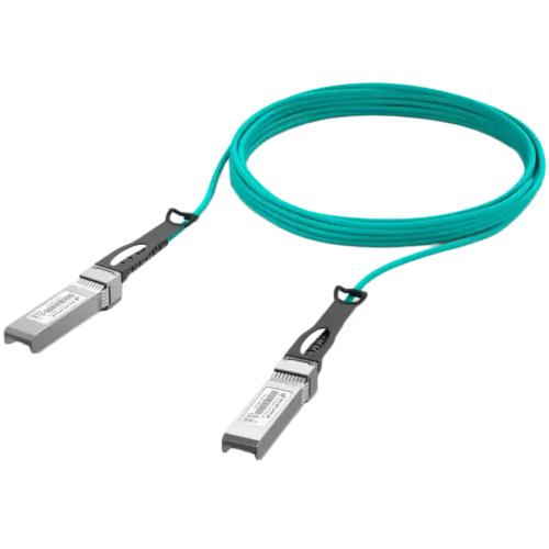 Mрежов кабел Ubiquiti UACC-AOC-SFP10-5M 10G Long-Range Direct Attach Cable Supported data rates: 10 / 1 Gbps Compatible