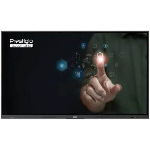 Широкоформатен дисплейPRESTIGIO SOLUTIONS Multiboard 65" Light Series UHD 4K Android 13 Dual Wi-Fi 40TP touch