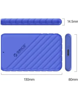 Alternative view of Orico кутия за диск Storage - Case - 2.5 inch USB3.0 BLUE - 25PW1-U3-BL