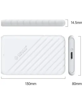 Alternative view of Orico кутия за диск Storage - Case - 2.5 inch USB3.0 WHITE - 25PW1-U3-WH