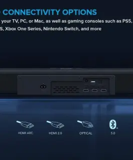 Alternative view of Звукова система 2.1 Creative Stage 360, Bluetooth 5.0, Dolby Atmos, HDMI 2.0, ARC, Черен