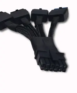 Makki преходник Cable Adapter 4xPCI-E 8pin to PCI-E Gen.5 12pin 12VHPWR