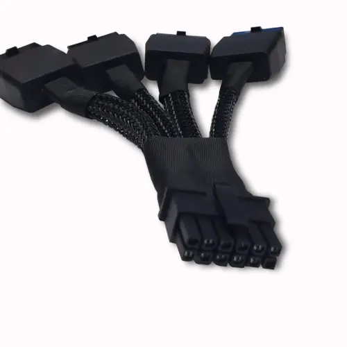 Makki преходник Cable Adapter 4xPCI-E 8pin to PCI-E Gen.5 12pin 12VHPWR