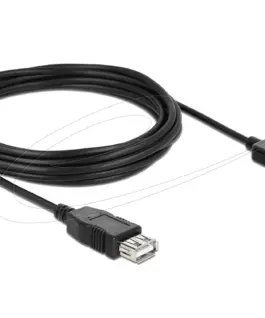 Кабел удължителен  USB-A 2.0 мъжко reversible към USB-A 2.0 женско