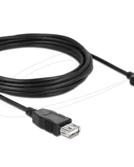 Кабел удължителен  USB-A 2.0 мъжко reversible към USB-A 2.0 женско