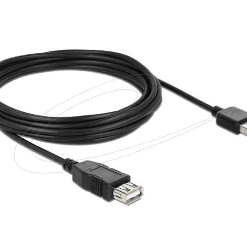 Кабел удължителен  USB-A 2.0 мъжко reversible към USB-A 2.0 женско