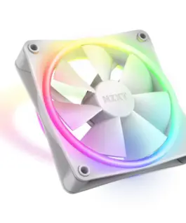 Alternative view of Вентилатор NZXT F120 RGB Duo, Бял