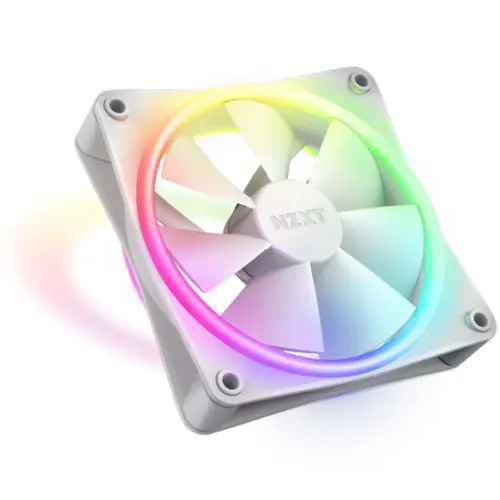 Alternative view of Вентилатор NZXT F120 RGB Duo, Бял