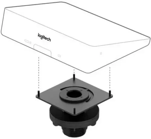 Alternative view of Поставка Logitech Tap Table Mount, За плот