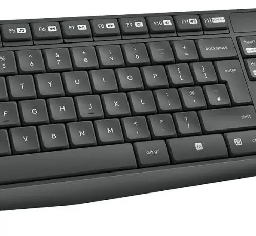 Kомплект безжични клавиатура с мишка Logitech MK235 Черен