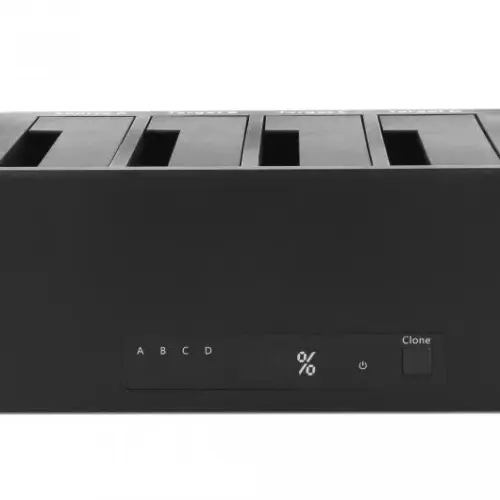 Alternative view of Външна докинг станция Delock, За 4 x HDD/SSD, USB, Функция за клониране, 5 Gbps