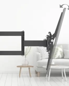 Alternative view of Стенна стойка Hama Fullmotion TV, 32-65", регулируема, Черна