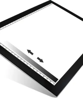 Alternative view of LED светеща подложка за рисуване HUION LED light pad L4S, USB, Черен