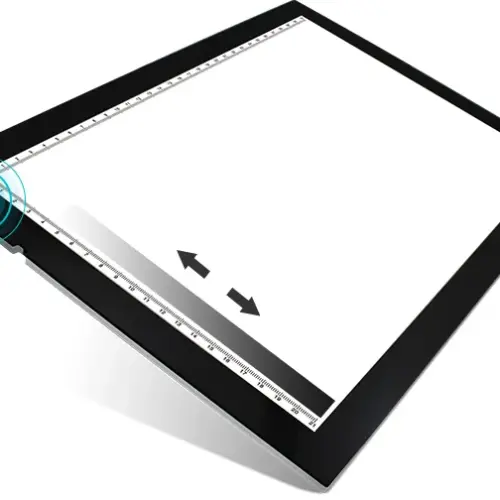 Alternative view of LED светеща подложка за рисуване HUION LED light pad L4S, USB, Черен