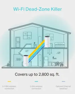 Alternative view of Безжична Wi-fi система TP-Link Deco M4 AC1200 (3-pack)