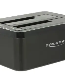 Външна докинг станция Delock 62661 за 2.5"/3.5" HDD/SSD USB 3.0 Функция за клониране