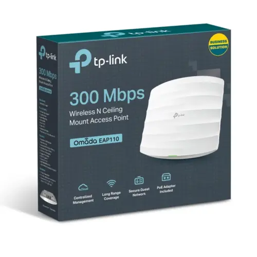 Безжична точка за достъп TP-Link EAP110 N300 Gigabit