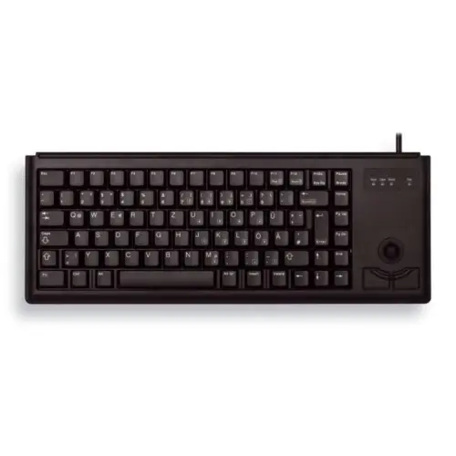 Компактна жична клавиатура CHERRY G84-4400 с Trackball
