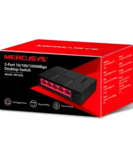 5-портов настолен комутатор Mercusys MS105G 10/100/1000